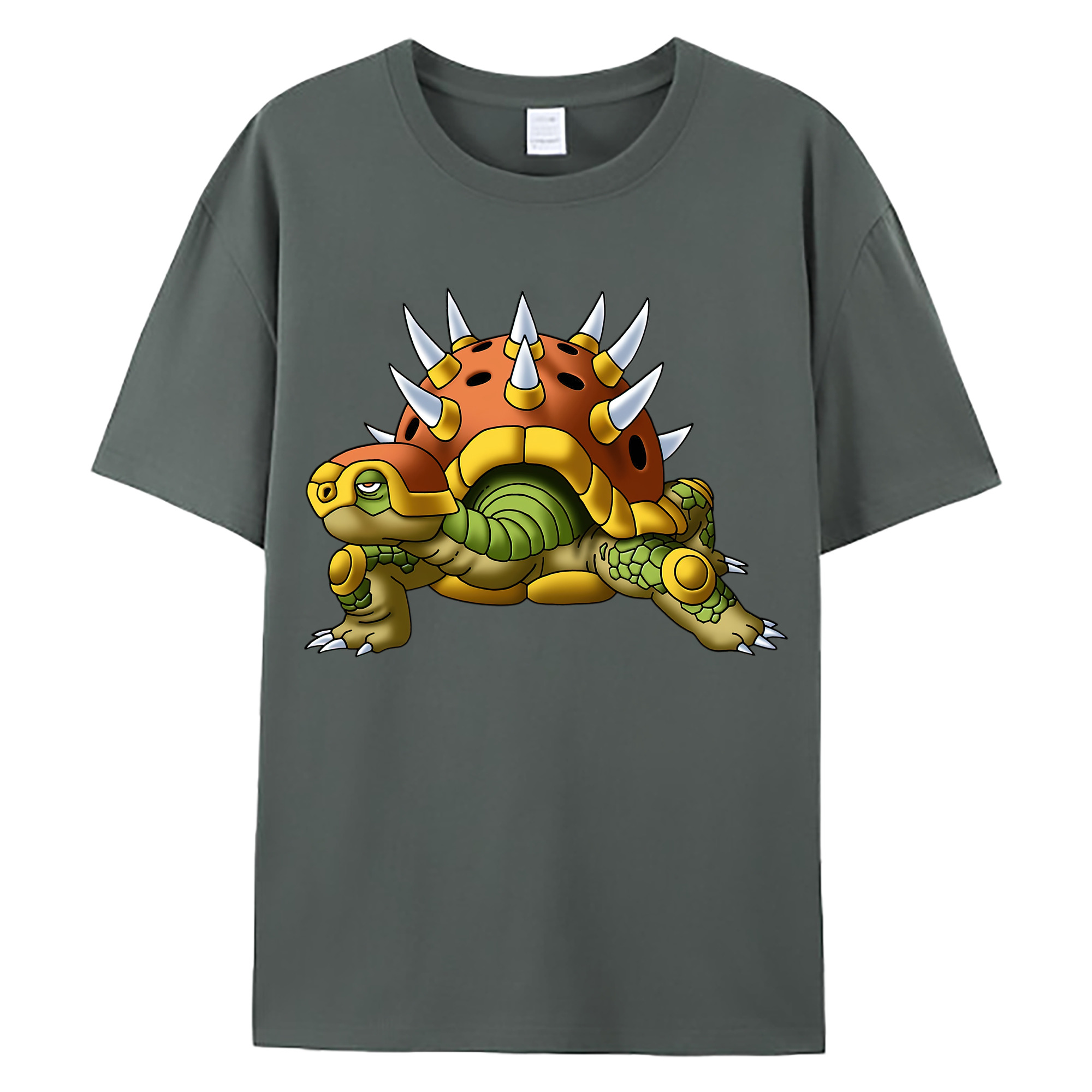 （画像用） ドラゴンクエスト Doragon Kuesuto Dragon Quest 綿100％ メンズ半袖Tシャツ｜肌触りやわらか＆通気性